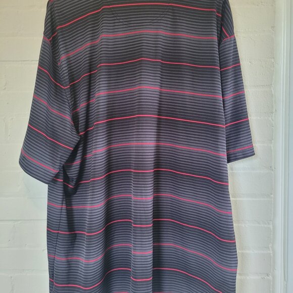 Greg Norman for Tasso Elba PLAYDRY Striped Golf Polo Shirt - Picture 4 of 4